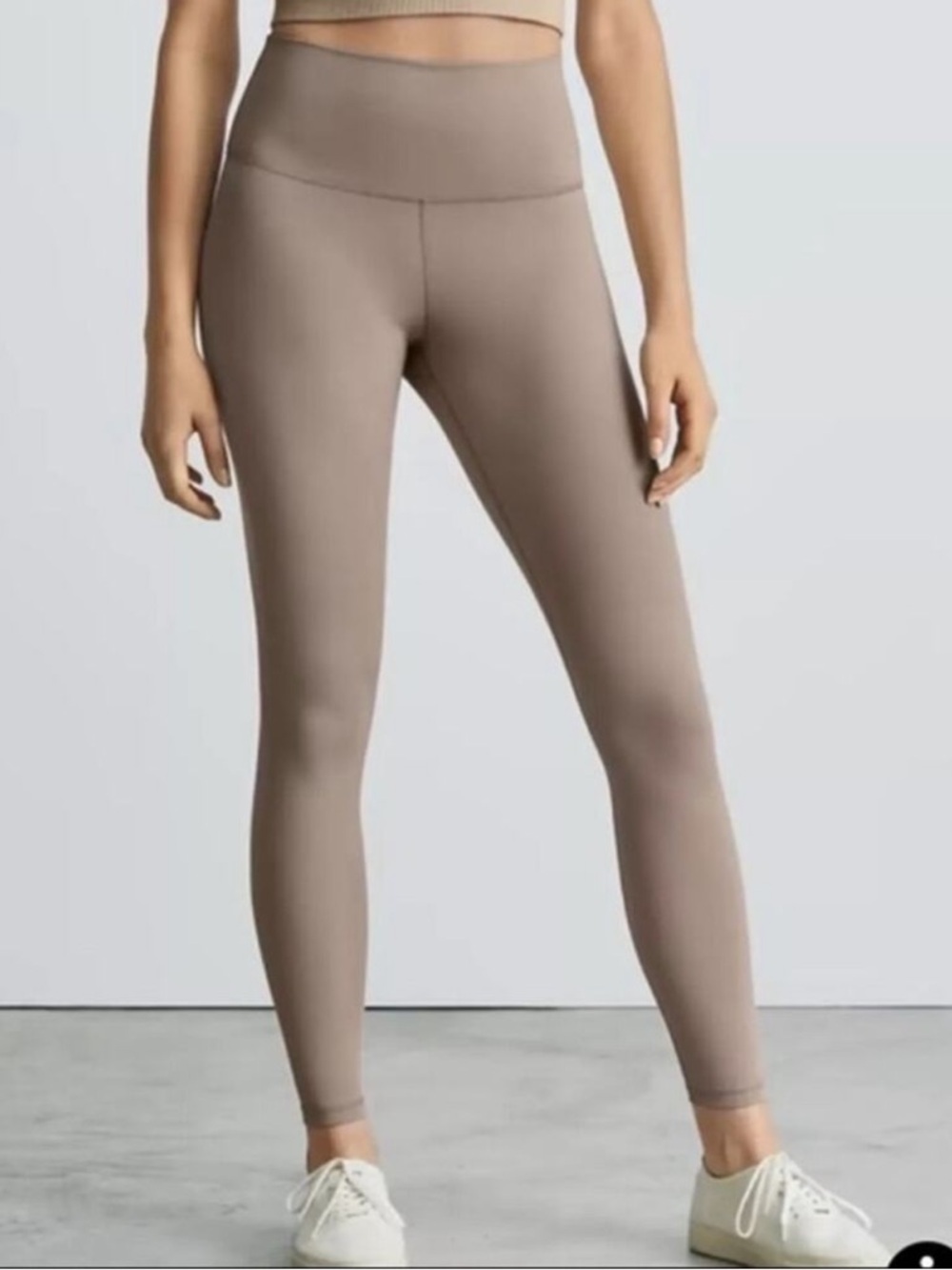 Everlane Perform Ankle Leggings Women’s Tan Size Large